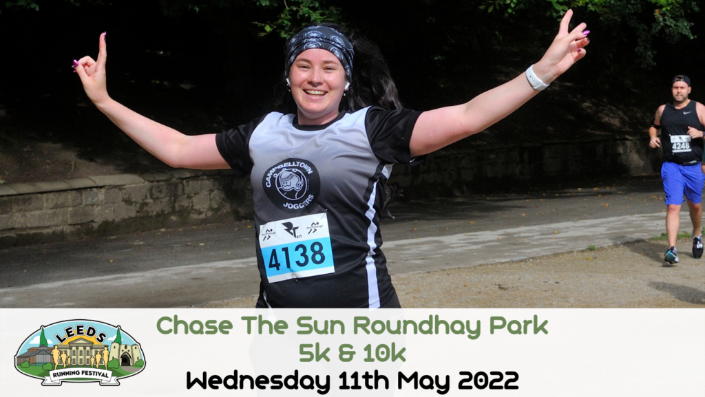 Chase The Sun 10k Chase The Sun Roundhay Park 5k 10k May 2022